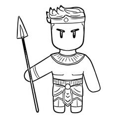 Stumble Guys Ausmalbild #215615 zum Ausdrucken und Ausmalen