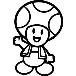 Toad - Kostenlose Ausmalbilder zum Ausdrucken