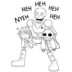 Undertale - Kostenlose Ausmalbilder zum Ausdrucken