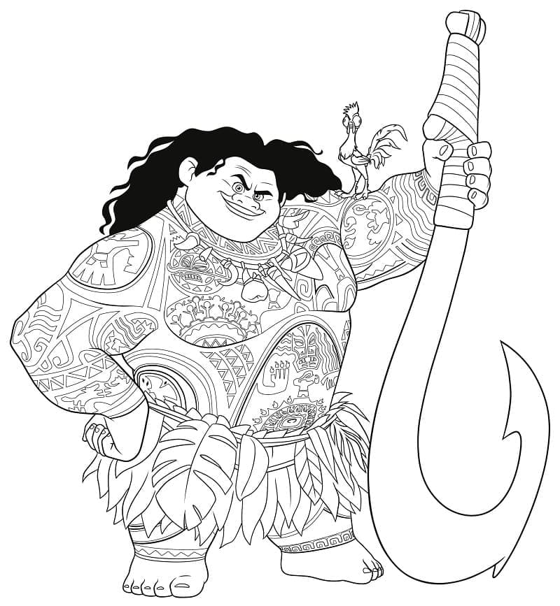 Malvorlage: Moana (Animationsfilme) #181319 - Kostenlose Malvorlagen zum Ausdrucken