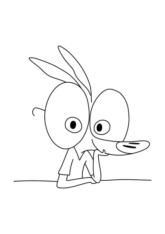 Malvorlage: Ariol (Cartoon-Charaktere) #183545 - Kostenlose Malvorlagen zum Ausdrucken