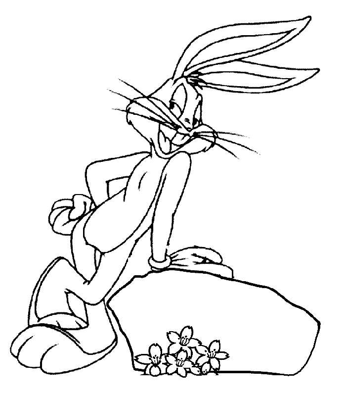 Malvorlage: Bugs Bunny (Cartoon-Charaktere) #26325 - Kostenlose Malvorlagen zum Ausdrucken