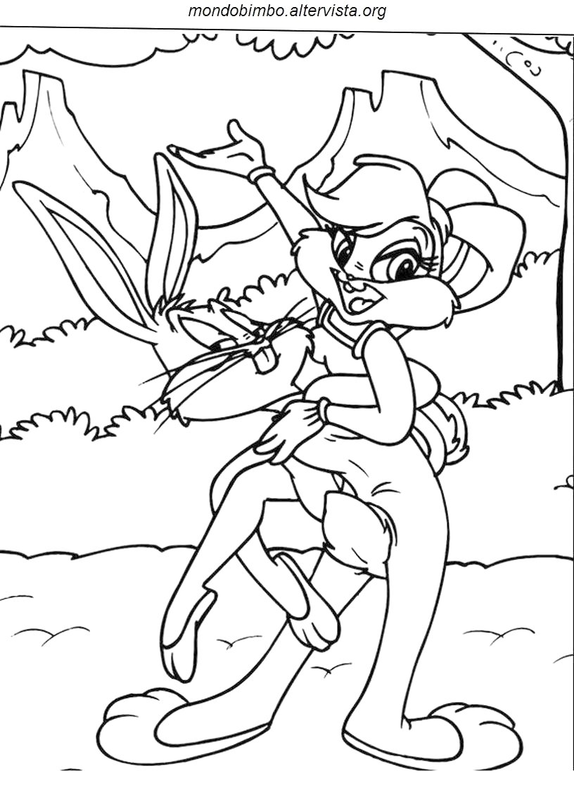 Malvorlage: Bugs Bunny (Cartoon-Charaktere) #26394 - Kostenlose Malvorlagen zum Ausdrucken