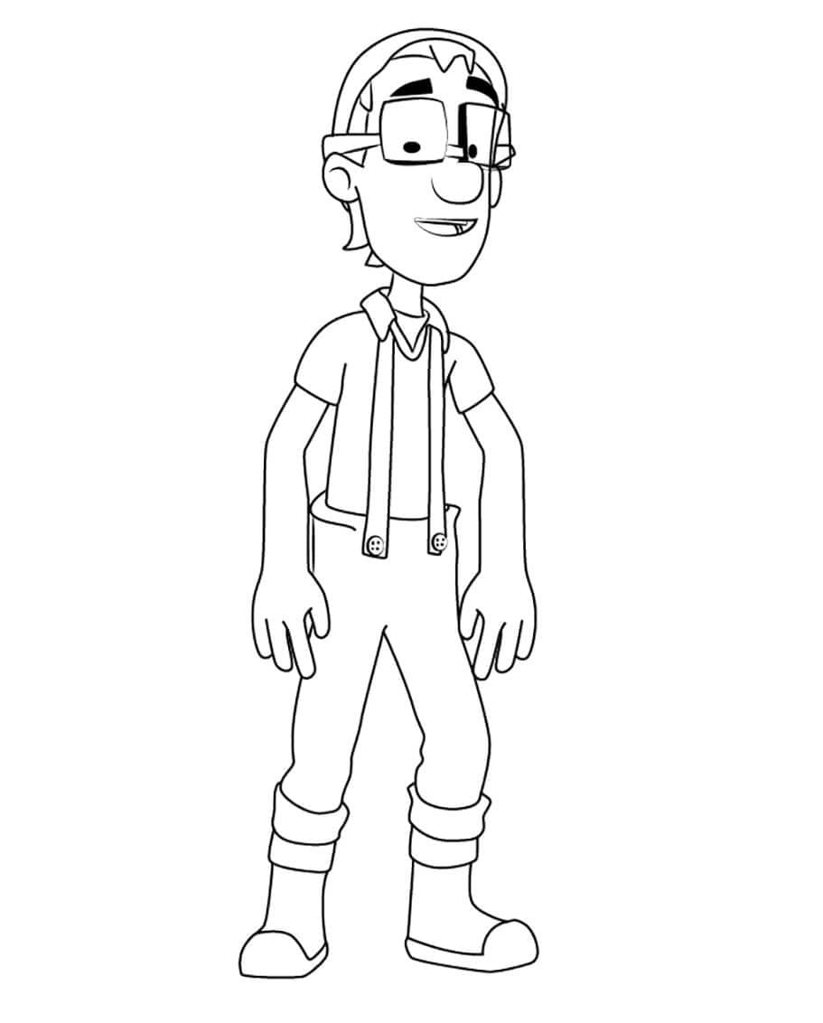 Malvorlage: Captain Turbot (Cartoon-Charaktere) #181788 - Kostenlose Malvorlagen zum Ausdrucken