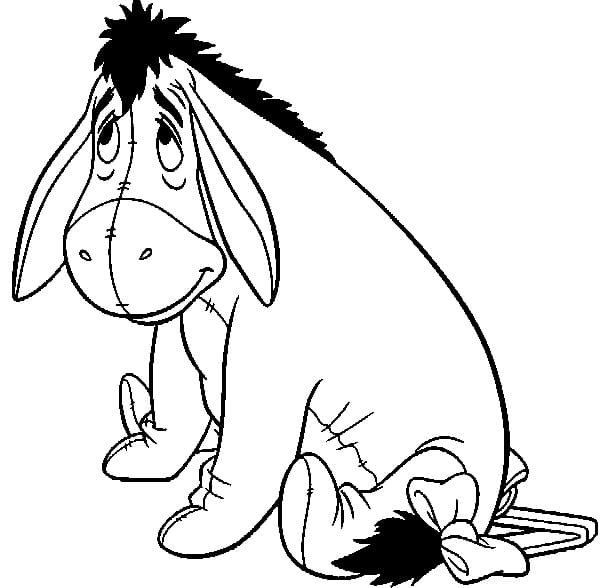 Malvorlage: Eeyore (Cartoon-Charaktere) #184969 - Kostenlose Malvorlagen zum Ausdrucken