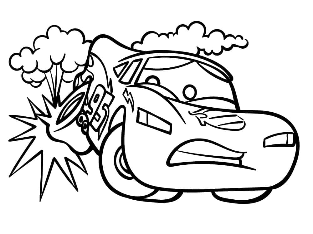 Malvorlage: Flash McQueen (Cartoon-Charaktere) #183644 - Kostenlose Malvorlagen zum Ausdrucken