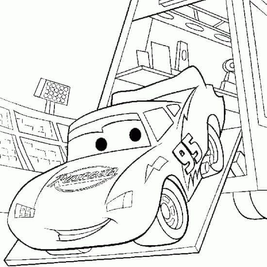 Malvorlage: Flash McQueen (Cartoon-Charaktere) #183662 - Kostenlose Malvorlagen zum Ausdrucken