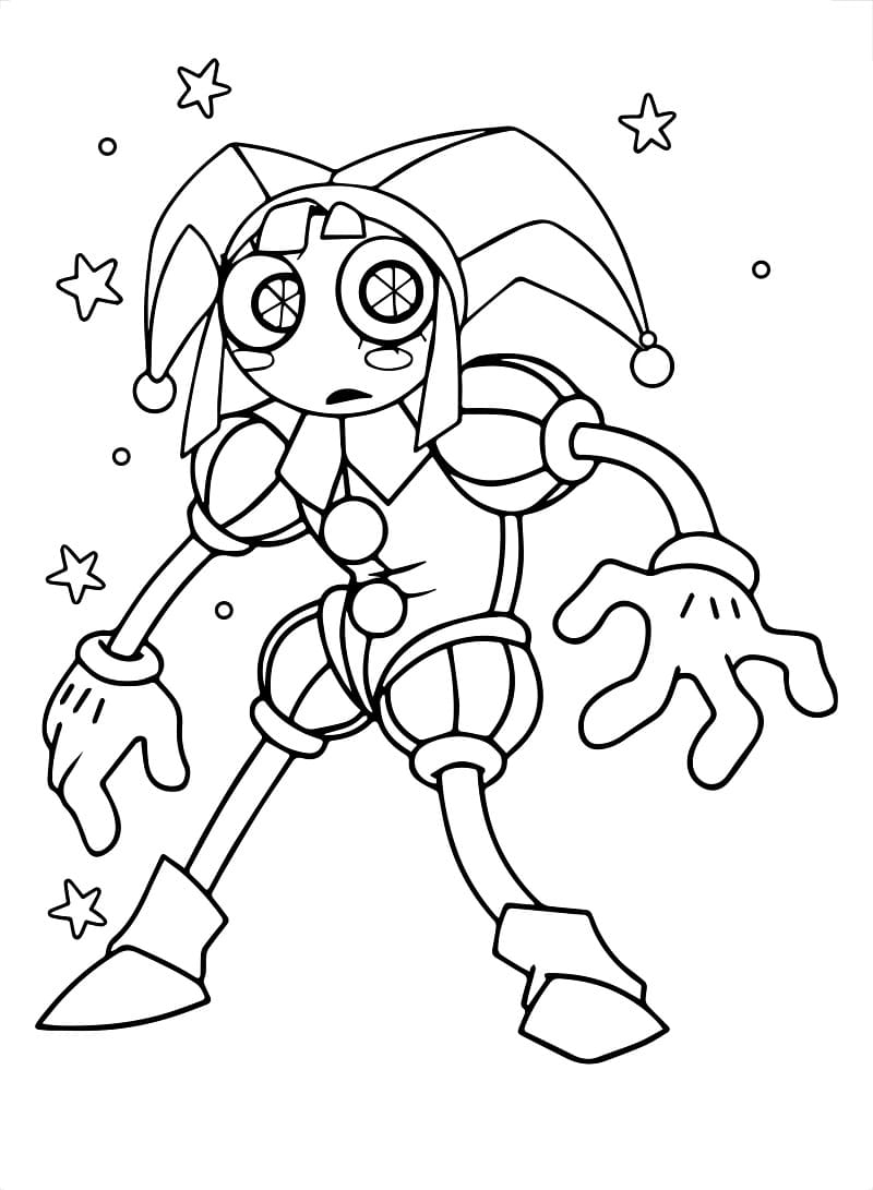 Malvorlage: Pomni (Cartoon-Charaktere) #218261 - Kostenlose Malvorlagen zum Ausdrucken