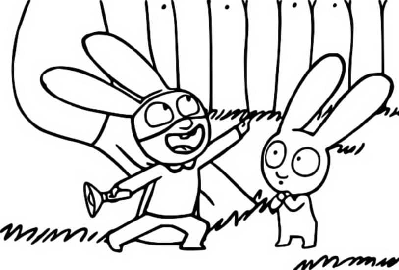 Malvorlage: Simon Rabbit (Cartoon-Charaktere) #192953 - Kostenlose Malvorlagen zum Ausdrucken