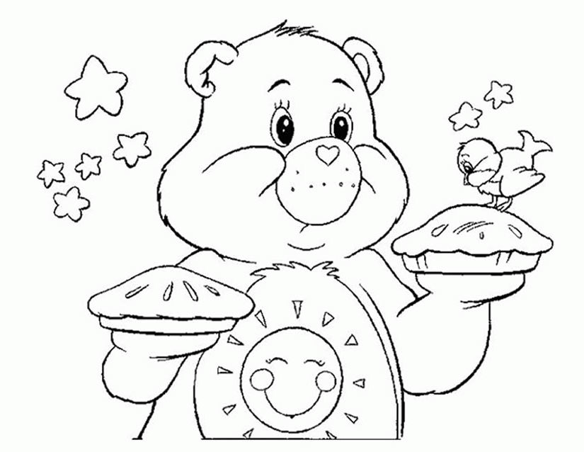 Malvorlage: Care Bears (Cartoons und Animationsserien) #37188 - Kostenlose Malvorlagen zum Ausdrucken