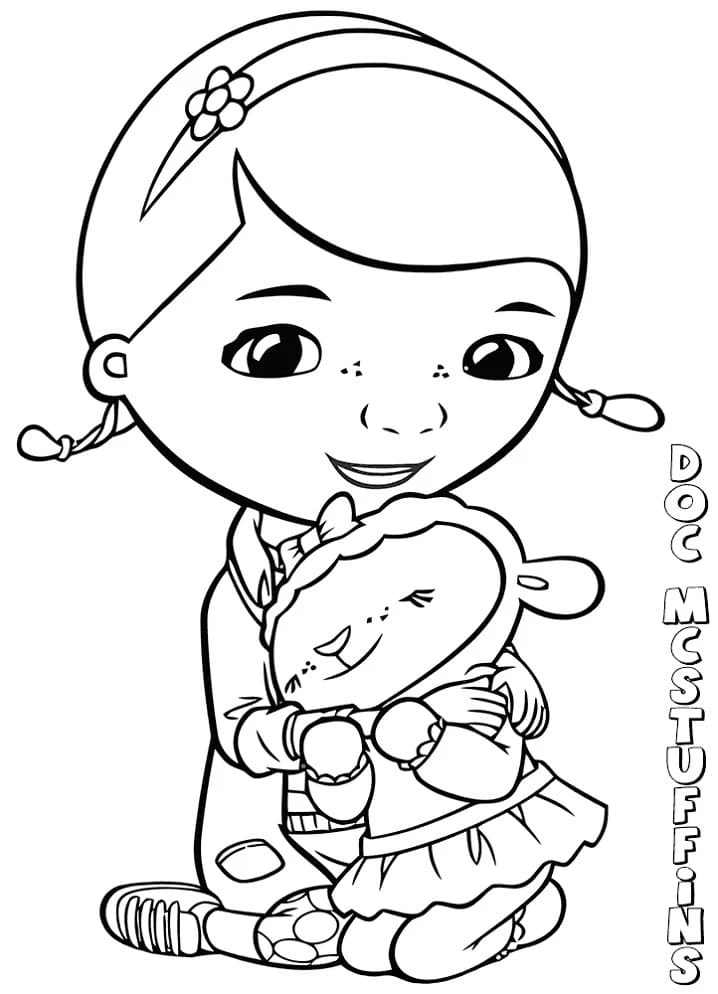 Kostenloses Doc McStuffins Ausmalbild #187221 aus der Sammlung Cartoons und Animationsserien