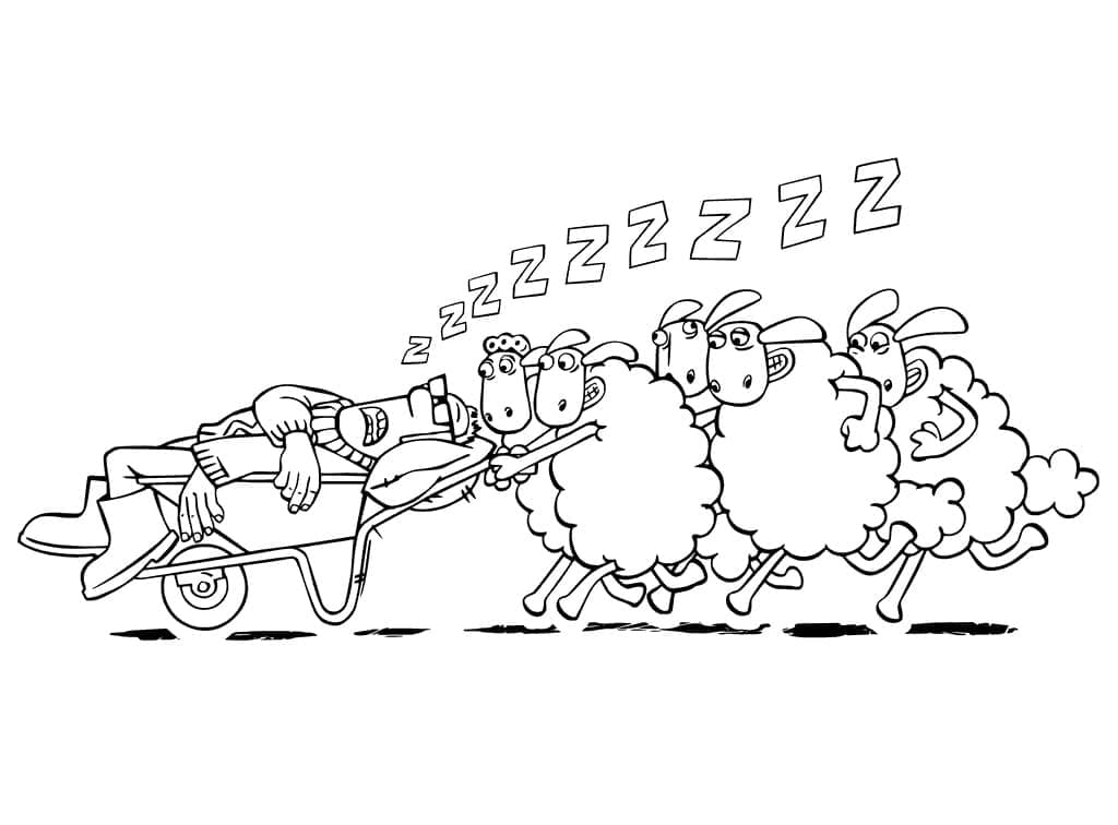 Malvorlage: Shaun das Schaf (Cartoons und Animationsserien) #209536 - Kostenlose Malvorlagen zum Ausdrucken