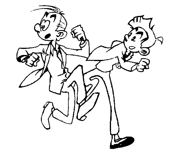 Malvorlage: Spirou (Cartoons und Animationsserien) #30513 - Kostenlose Malvorlagen zum Ausdrucken