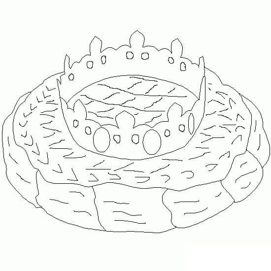 Malvorlage: Dreikönigskuchen (Essen und Ernährung) #178364 - Kostenlose Malvorlagen zum Ausdrucken