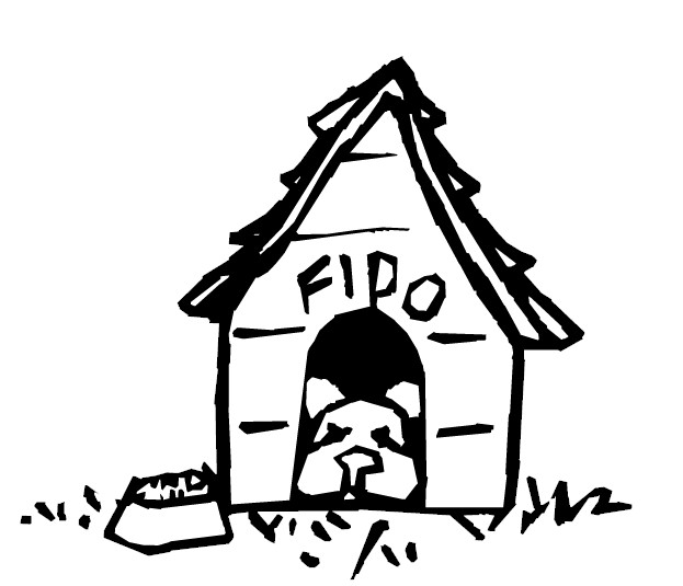 Malvorlage: Hundehütte (Gebäude und Architektur) #62352 - Kostenlose Malvorlagen zum Ausdrucken