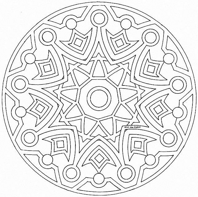 Malvorlage: Stern-Mandalas (Mandalas) #118019 - Kostenlose Malvorlagen zum Ausdrucken