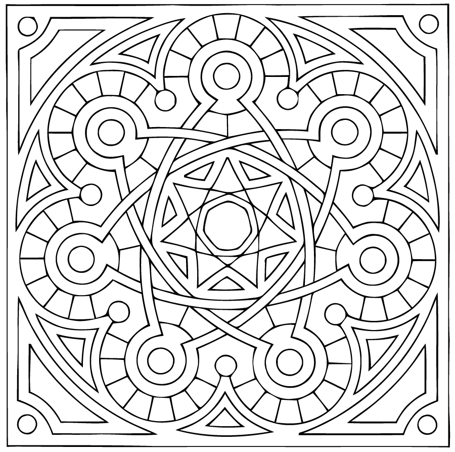 Malvorlage: Stern-Mandalas (Mandalas) #118035 - Kostenlose Malvorlagen zum Ausdrucken