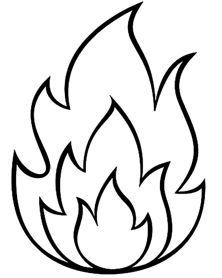 Malvorlage: Feuer (Natur und Jahreszeiten) #188336 - Kostenlose Malvorlagen zum Ausdrucken