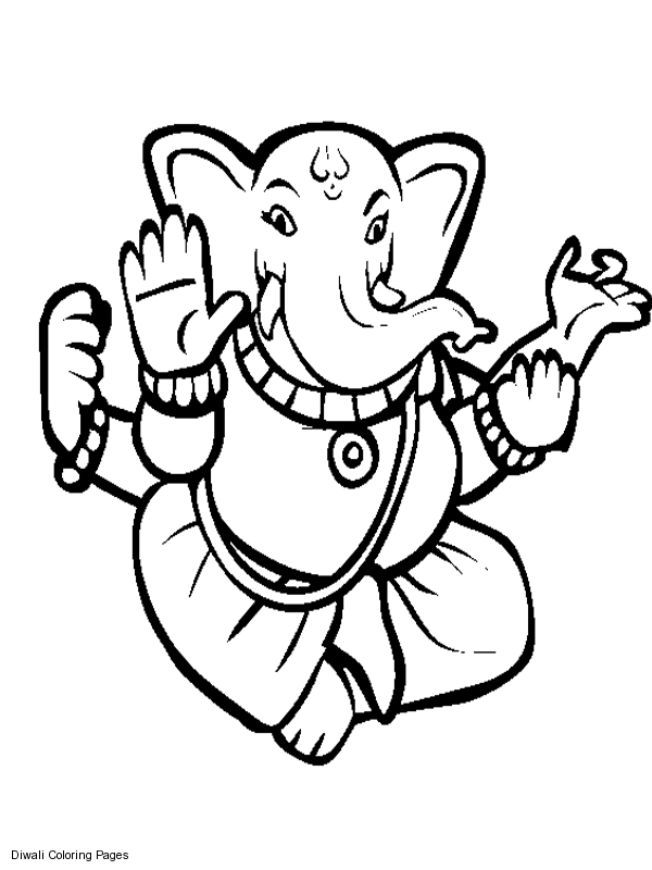 Malvorlage: Hinduistische Mythologie: Ganesha (Religion und Mythologie) #96855 - Kostenlose Malvorlagen zum Ausdrucken