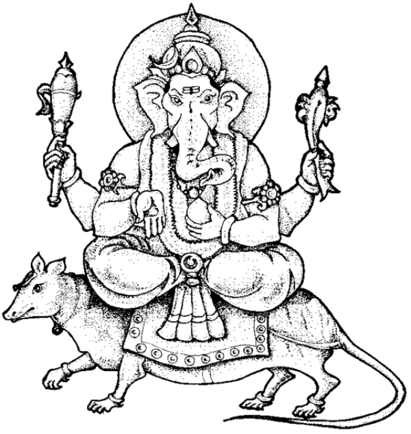 Malvorlage: Hinduistische Mythologie: Ganesha (Religion und Mythologie) #96876 - Kostenlose Malvorlagen zum Ausdrucken