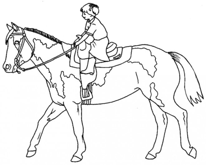 Malvorlage: Reiten (Sport) #193440 - Kostenlose Malvorlagen zum Ausdrucken