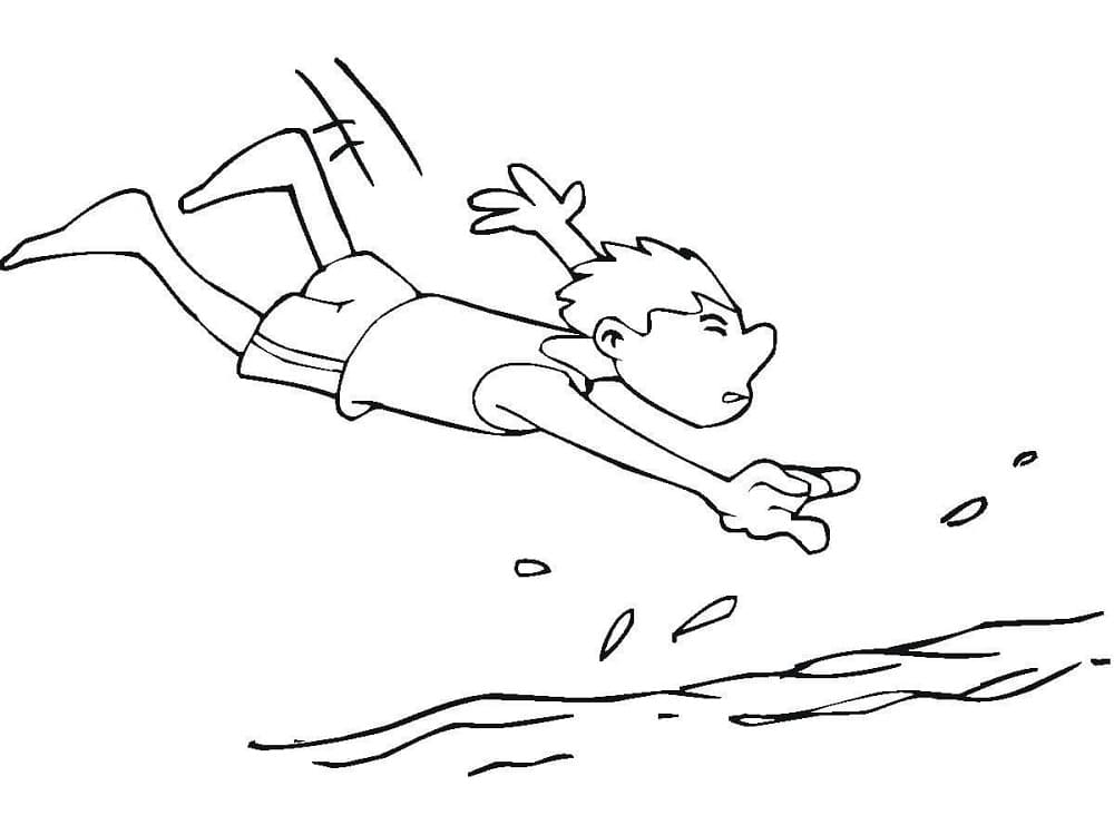 Malvorlage: Schwimmen (Sport) #192683 - Kostenlose Malvorlagen zum Ausdrucken